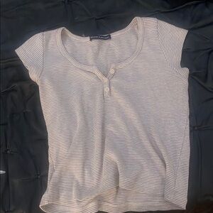 Striped Beige and White from Brandy